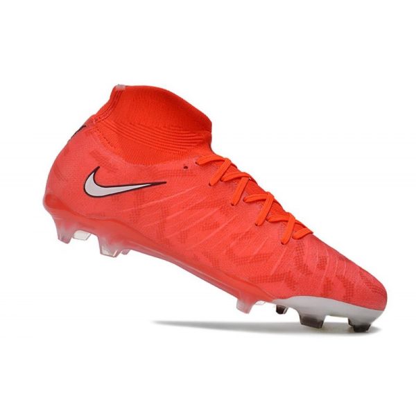 Bota Nike Phantom Luna Elite Nu FG Carmesí Vivo Blanco
