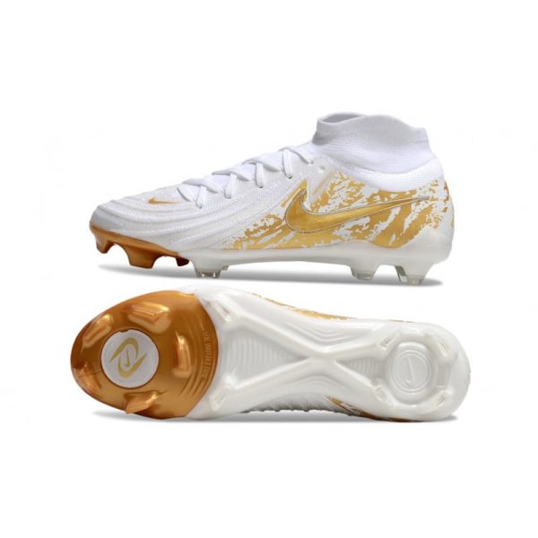Bota Nike Phantom Luna II Elite FG Blanco Dorado