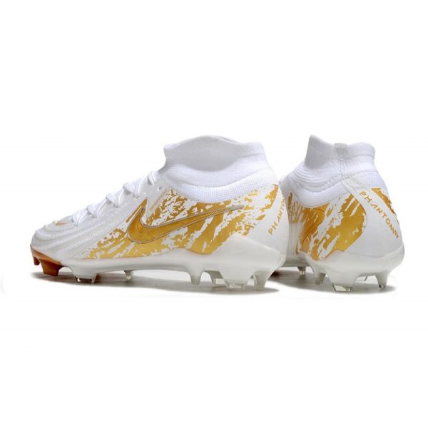 Bota Nike Phantom Luna II Elite FG Blanco Dorado