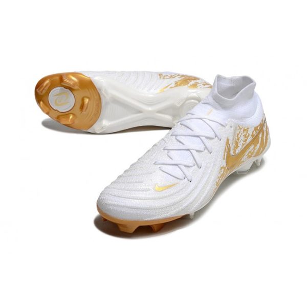 Bota Nike Phantom Luna II Elite FG Blanco Dorado