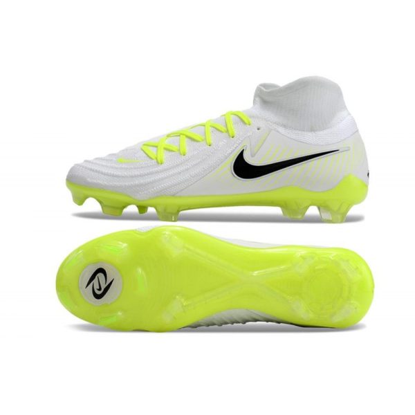 Bota Nike Phantom Luna II Elite FG Blanco Negro Amarillo