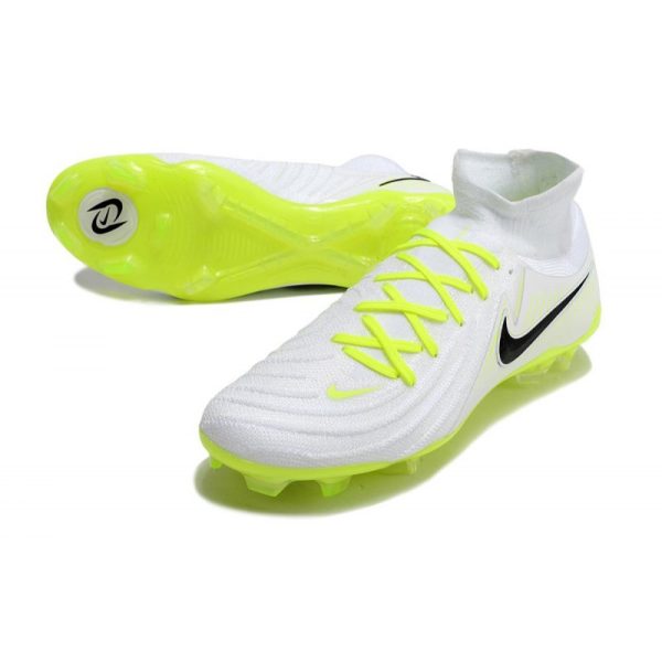 Bota Nike Phantom Luna II Elite FG Blanco Negro Amarillo