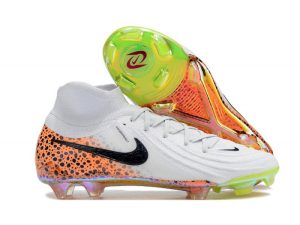 Botas de Fútbol Nike Phantom Luna II Elite FG Blanco Negro Naranja