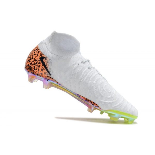 Bota Nike Phantom Luna II Elite FG Blanco Negro Naranja