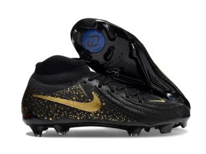 Botas de Fútbol Nike Phantom Luna II Elite FG Negro Mtlc Dorado Moneda