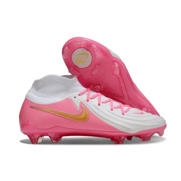 Botas de Fútbol Nike Phantom Luna II Elite FG Rosa Blanco