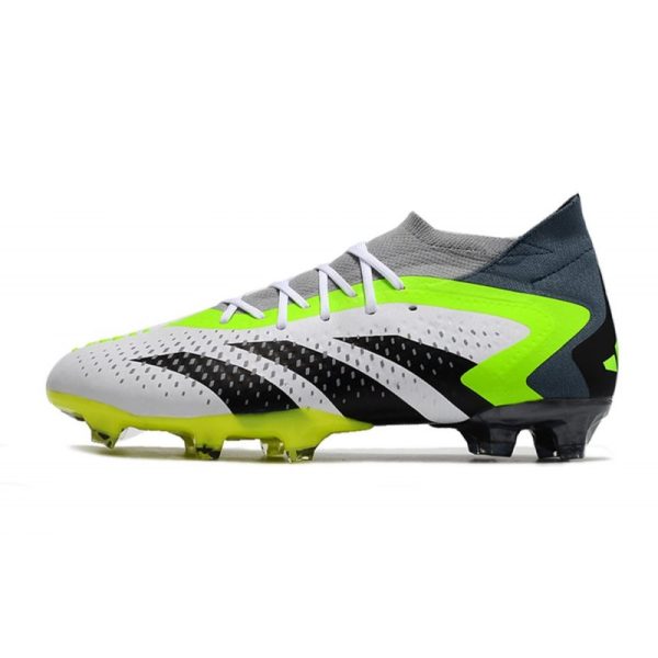 Bota adidas Predator Accuracy .1 FG Blanco Negro Limón Lúcido