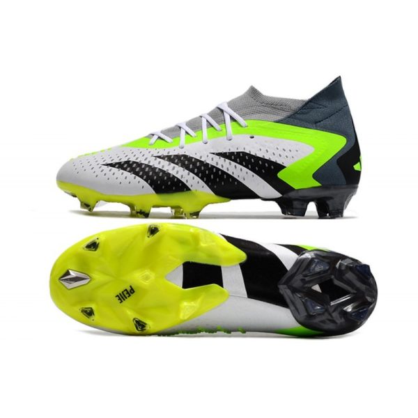 Bota adidas Predator Accuracy .1 FG Blanco Negro Limón Lúcido