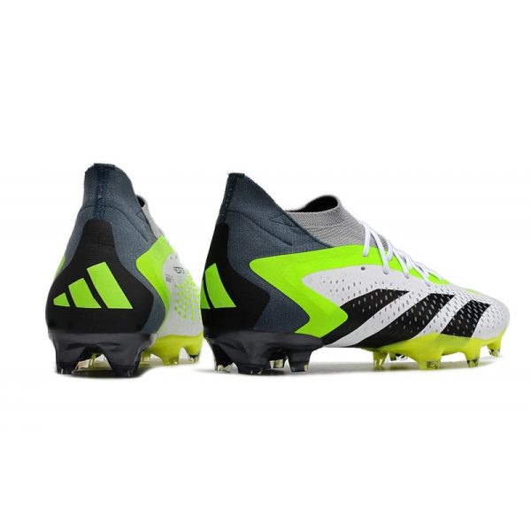 Bota adidas Predator Accuracy .1 FG Blanco Negro Limón Lúcido