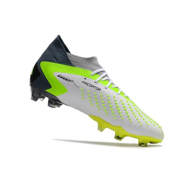 Bota adidas Predator Accuracy .1 FG Blanco Negro Limón Lúcido