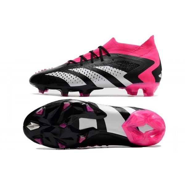 Bota adidas Predator Accuracy .1 FG Negro Blanco Equipo Rosa