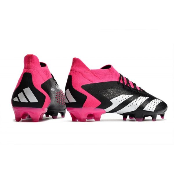 Bota adidas Predator Accuracy .1 FG Negro Blanco Equipo Rosa
