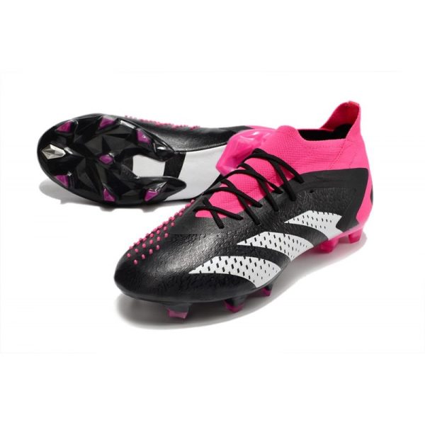 Bota adidas Predator Accuracy .1 FG Negro Blanco Equipo Rosa