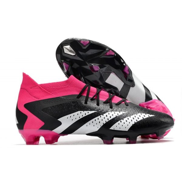 Bota adidas Predator Accuracy .1 FG Negro Blanco Equipo Rosa