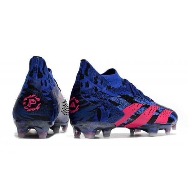 Bota adidas Predator Accuracy .1 FG Paul Pogba Azul Lúcido Equipo Rea Magenta Core Negro