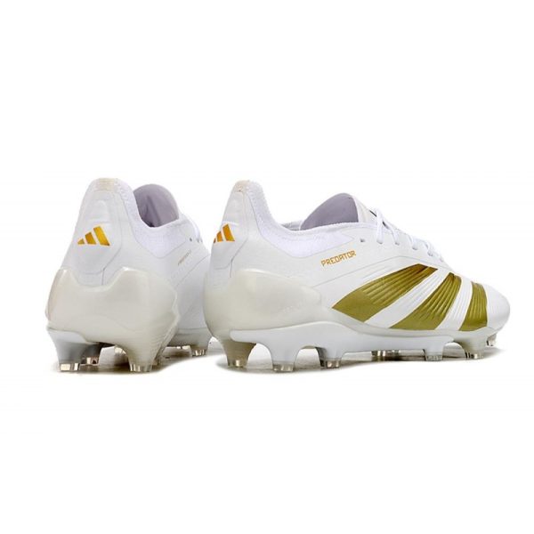 Bota adidas Predator Elite L FG Blanco Dorado Met