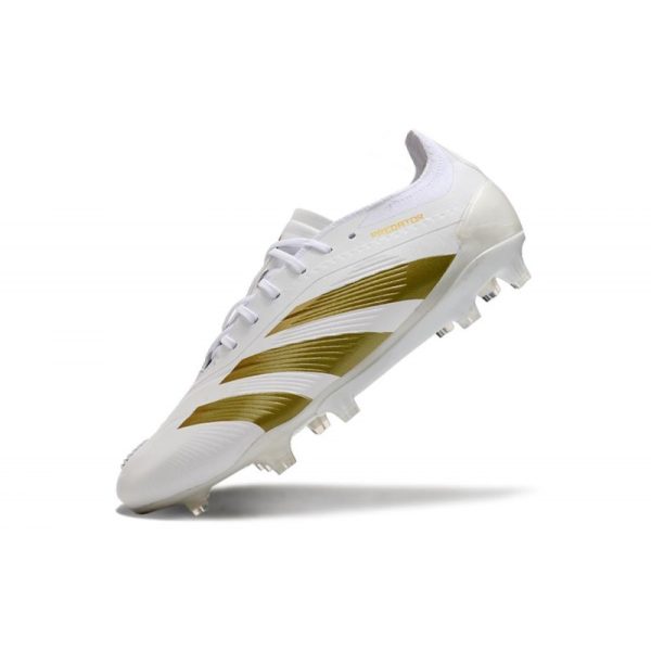 Bota adidas Predator Elite L FG Blanco Dorado Met