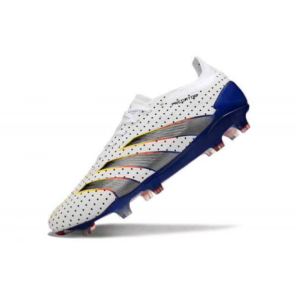Bota adidas Predator Elite L FG Blanco Gris Azul Rojo