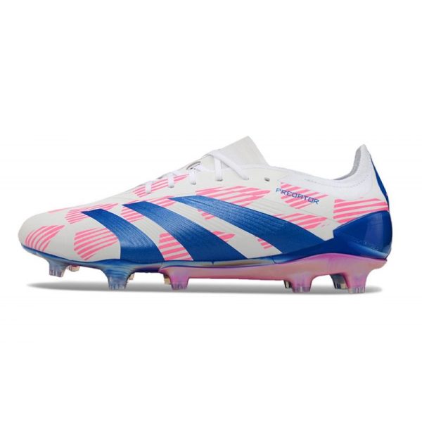 Bota adidas Predator Elite L FG Blanco Rosa Azul