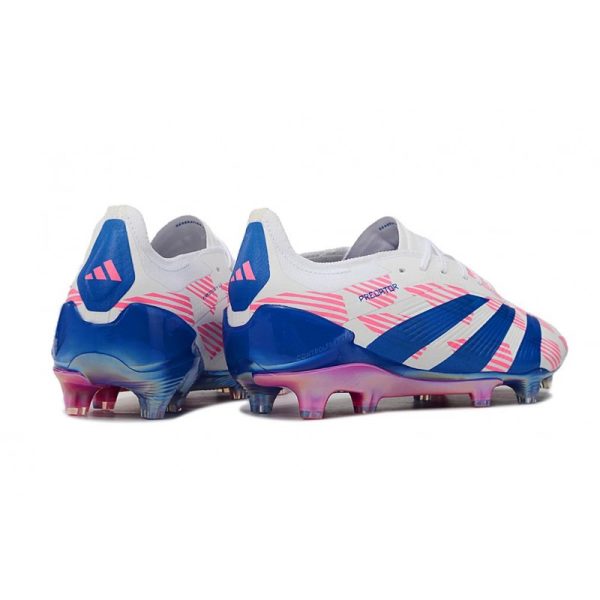 Bota adidas Predator Elite L FG Blanco Rosa Azul