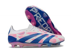 Botas de Fútbol adidas Predator Elite L FG Blanco Rosa Azul