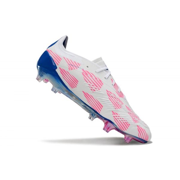 Bota adidas Predator Elite L FG Blanco Rosa Azul