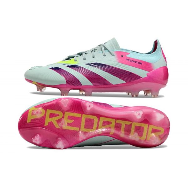 Bota adidas Predator Elite L FG Casi Azul Rosa