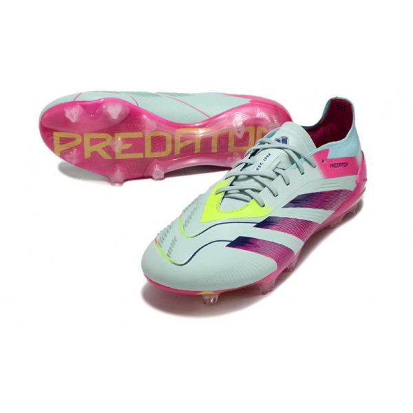 Bota adidas Predator Elite L FG Casi Azul Rosa
