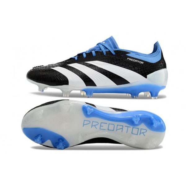 Bota adidas Predator Elite L FG Negro Blanco Azul