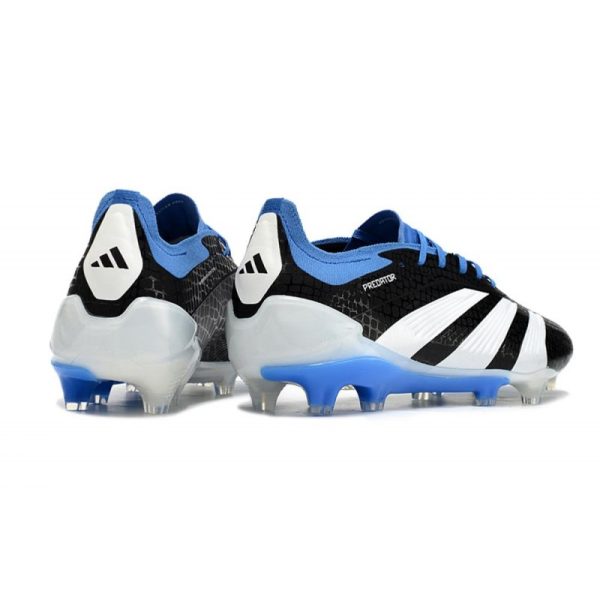 Bota adidas Predator Elite L FG Negro Blanco Azul