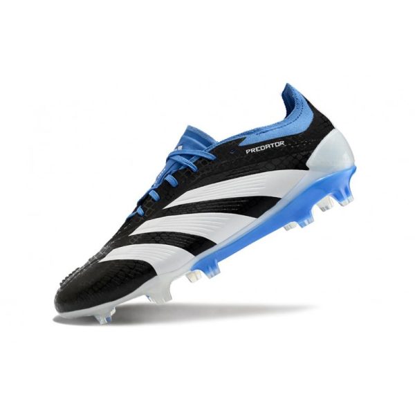 Bota adidas Predator Elite L FG Negro Blanco Azul