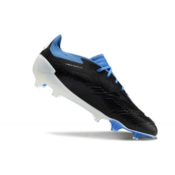 Bota adidas Predator Elite L FG Negro Blanco Azul