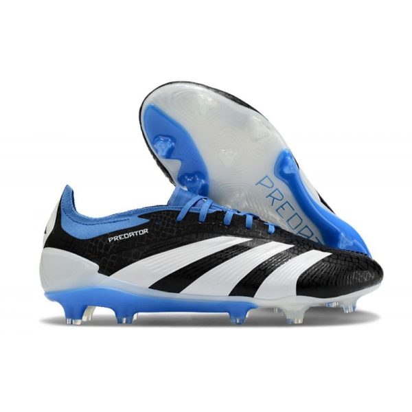 Botas de Fútbol adidas Predator Elite L FG Negro Blanco Azul