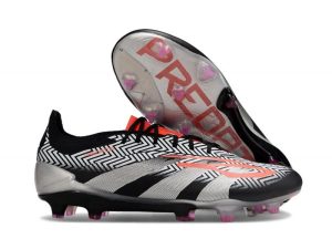 Botas de Fútbol adidas Predator Elite L FG Negro Blanco Naranja