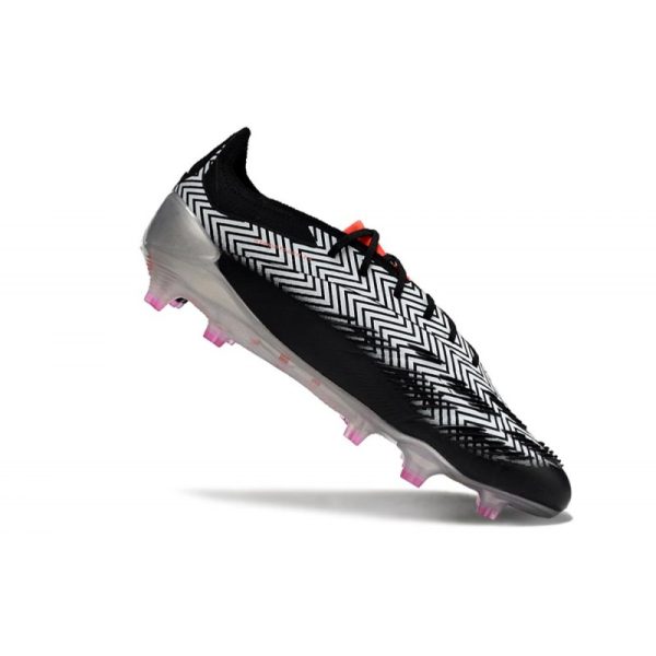 Bota adidas Predator Elite L FG Negro Blanco Naranja