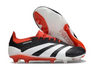 Botas de Fútbol adidas Predator Elite L FG Negro Blanco Rojo