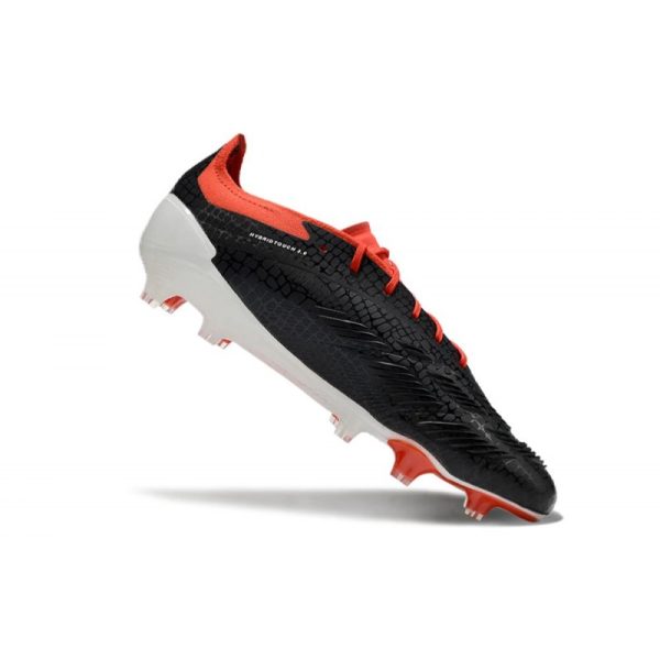 Bota adidas Predator Elite L FG Negro Blanco Rojo
