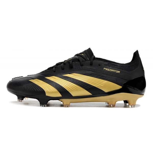 Bota adidas Predator Elite L FG Negro Dorado Met