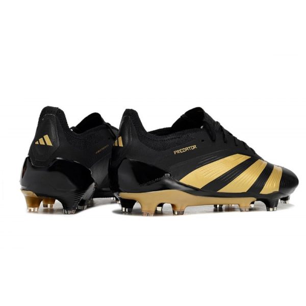 Bota adidas Predator Elite L FG Negro Dorado Met