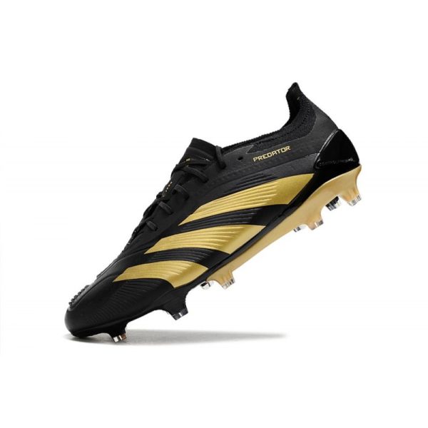 Bota adidas Predator Elite L FG Negro Dorado Met