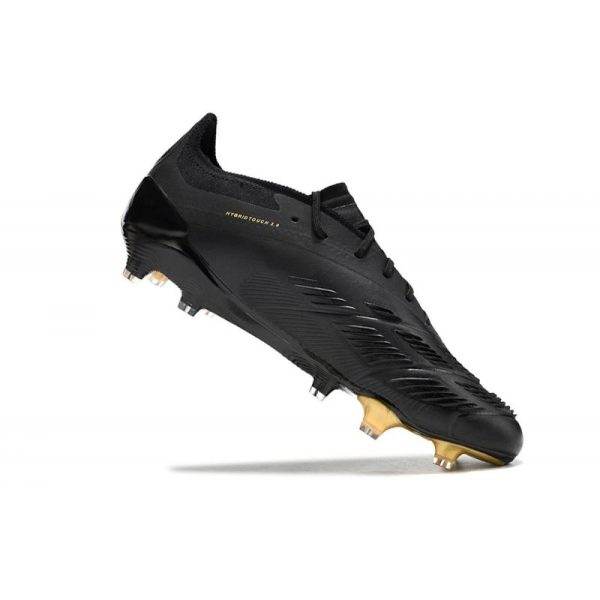 Bota adidas Predator Elite L FG Negro Dorado Met