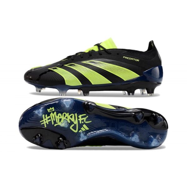 Bota adidas Predator Elite L FG Negro Verde
