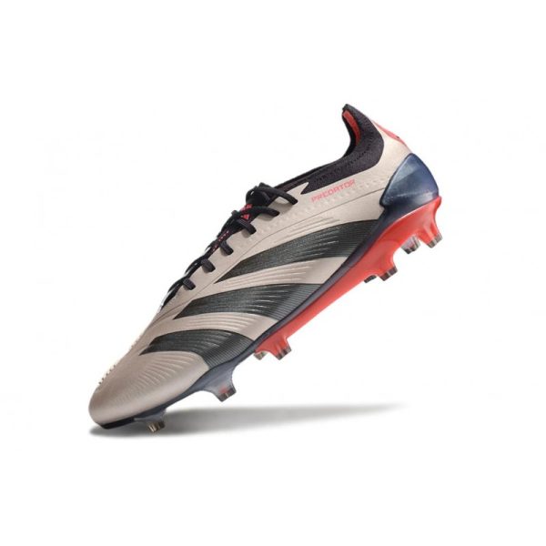 Bota adidas Predator Elite L FG Platino Met Aurora Negro Carbón