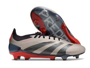 Botas de Fútbol adidas Predator Elite L FG Platino Met Aurora Negro Carbón