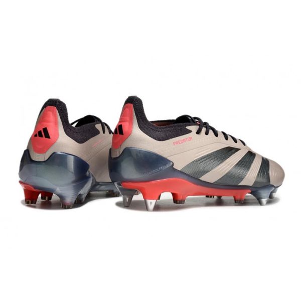 Bota adidas Predator Elite L FG Platino Met Aurora Negro Carbón