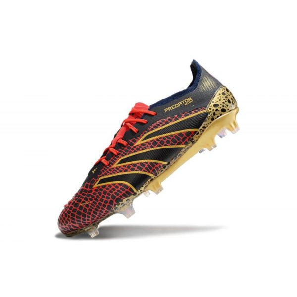 Bota adidas Predator Elite L FG Rojo Oro Negro