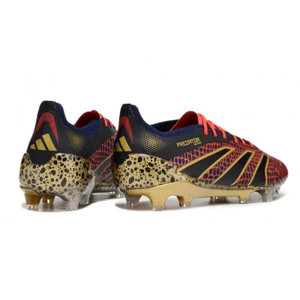 Bota adidas Predator Elite L FG Rojo Oro Negro