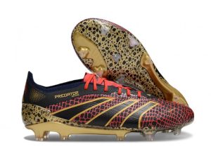 Botas de Fútbol adidas Predator Elite L FG Rojo Oro Negro