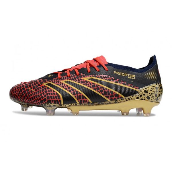 Bota adidas Predator Elite L FG Rojo Oro Negro