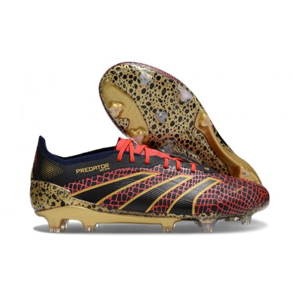 Botas de Fútbol adidas Predator Elite L FG Rojo Oro Negro